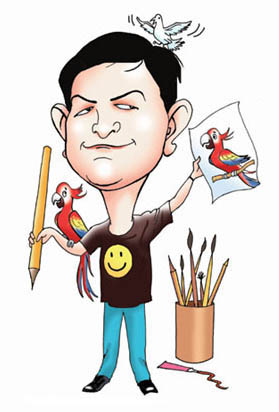 Cartoonist New Delhi India
