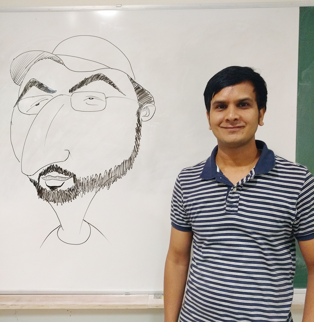 KV Gautam's Cartoon Workshop at IIT Kanpur